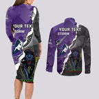 personalised-storm-and-panthers-rugby-couples-matching-long-sleeve-bodycon-dress-and-long-sleeve-button-shirts-2023-sporty-style