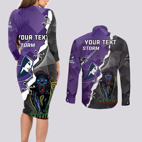 personalised-storm-and-panthers-rugby-couples-matching-long-sleeve-bodycon-dress-and-long-sleeve-button-shirts-2023-sporty-style
