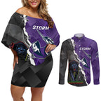 personalised-storm-and-panthers-rugby-couples-matching-off-shoulder-short-dress-and-long-sleeve-button-shirts-2023-sporty-style