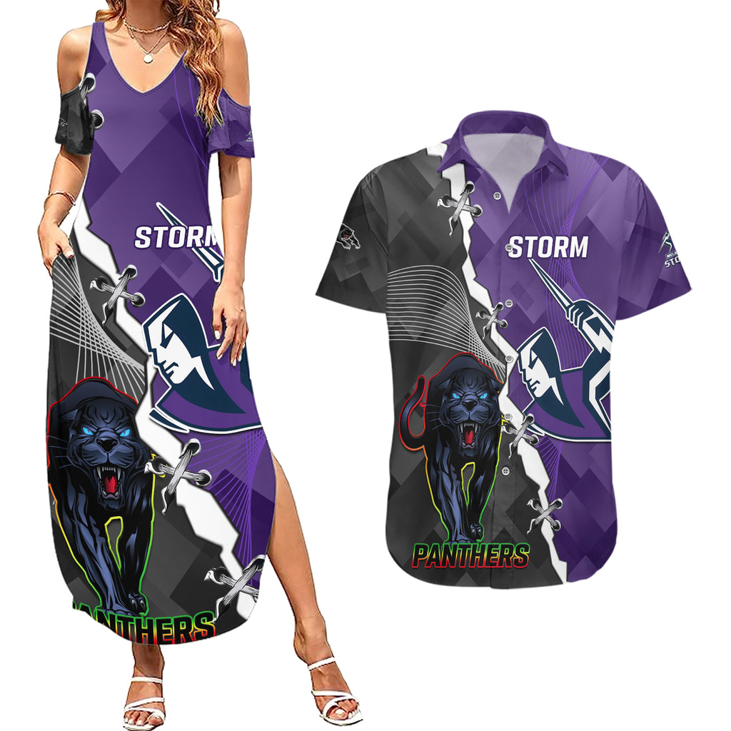 personalised-storm-and-panthers-rugby-couples-matching-summer-maxi-dress-and-hawaiian-shirt-2023-sporty-style