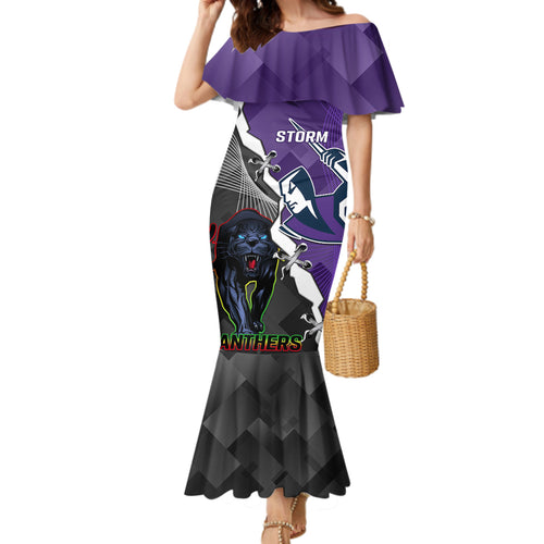 personalised-storm-and-panthers-rugby-family-matching-mermaid-dress-and-hawaiian-shirt-2023-sporty-style