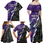 personalised-storm-and-panthers-rugby-family-matching-off-shoulder-long-sleeve-dress-and-hawaiian-shirt-2023-sporty-style