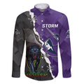 personalised-storm-and-panthers-rugby-family-matching-off-shoulder-maxi-dress-and-hawaiian-shirt-2023-sporty-style