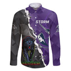personalised-storm-and-panthers-rugby-family-matching-off-shoulder-maxi-dress-and-hawaiian-shirt-2023-sporty-style