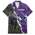 personalised-storm-and-panthers-rugby-family-matching-off-shoulder-short-dress-and-hawaiian-shirt-2023-sporty-style