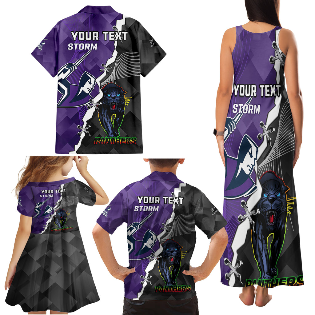 personalised-storm-and-panthers-rugby-family-matching-tank-maxi-dress-and-hawaiian-shirt-2023-sporty-style