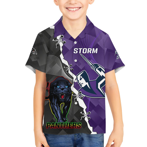 personalised-storm-and-panthers-rugby-kid-hawaiian-shirt-2023-sporty-style
