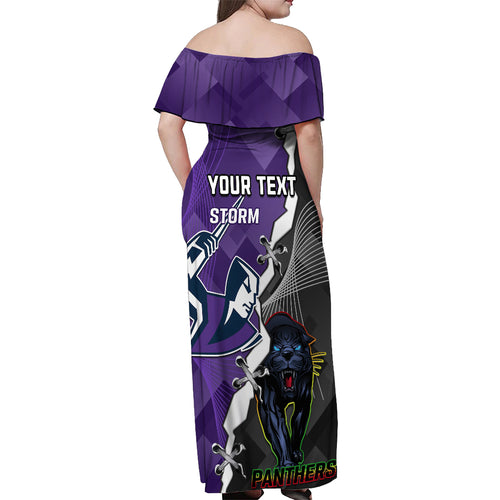 personalised-storm-and-panthers-rugby-off-shoulder-maxi-dress-2023-sporty-style