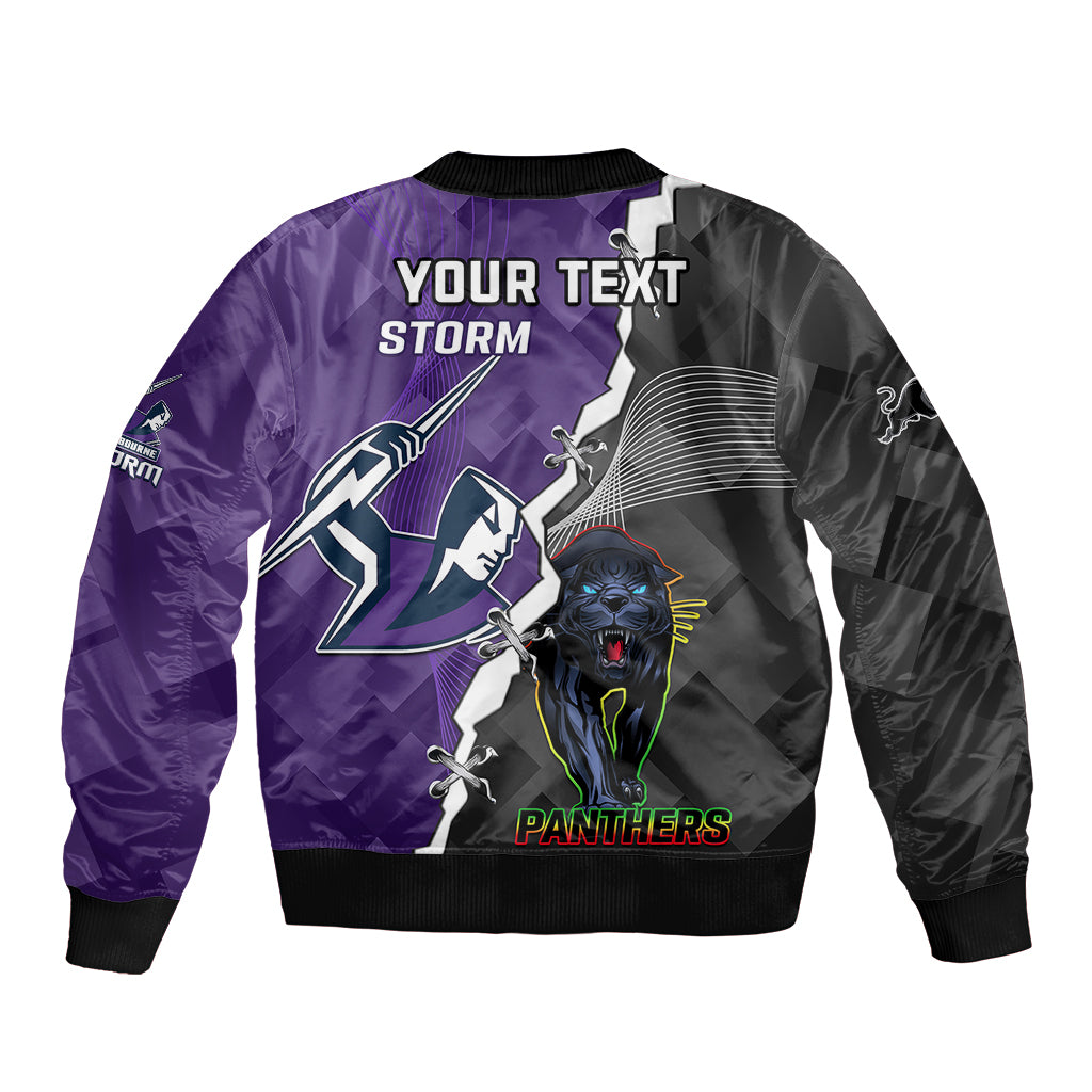 personalised-storm-and-panthers-rugby-sleeve-zip-bomber-jacket-2023-sporty-style