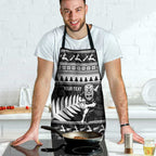 New Zealand Christmas Rugby Personalised Apron Meri Kirihimete All Black Maori - Aussie Hoodie