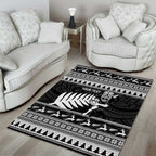 New Zealand Christmas Rugby Personalised Area Rug Meri Kirihimete All Black Maori - Aussie Hoodie