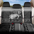 New Zealand Christmas Rugby Personalised Back Car Seat Cover Meri Kirihimete All Black Maori - Aussie Hoodie