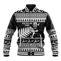 New Zealand Christmas Rugby Personalised Baseball Jacket Meri Kirihimete All Black Maori - Aussie Hoodie