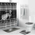 New Zealand Christmas Rugby Personalised Bathroom Set Meri Kirihimete All Black Maori - Aussie Hoodie