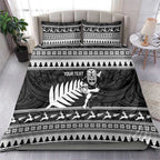 New Zealand Christmas Rugby Personalised Bedding Set Meri Kirihimete All Black Maori - Aussie Hoodie