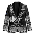 New Zealand Christmas Rugby Personalised Blazer Meri Kirihimete All Black Maori - Aussie Hoodie