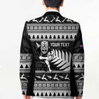 New Zealand Christmas Rugby Personalised Blazer Meri Kirihimete All Black Maori - Aussie Hoodie