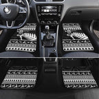 New Zealand Christmas Rugby Personalised Car Mats Meri Kirihimete All Black Maori - Aussie Hoodie