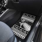 New Zealand Christmas Rugby Personalised Car Mats Meri Kirihimete All Black Maori - Aussie Hoodie