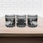 New Zealand Christmas Rugby Personalised Ceramic Mug Meri Kirihimete All Black Maori - Aussie Hoodie
