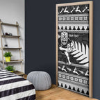 New Zealand Christmas Rugby Personalised Door Cover Meri Kirihimete All Black Maori - Aussie Hoodie