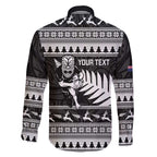 New Zealand Christmas Rugby Personalised Family Matching Puletasi and Hawaiian Shirt Meri Kirihimete All Black Maori - Aussie Hoodie
