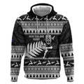 New Zealand Christmas Rugby Personalised Hoodie Meri Kirihimete All Black Maori - Aussie Hoodie