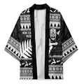 New Zealand Christmas Rugby Personalised Kimono Meri Kirihimete All Black Maori - Aussie Hoodie