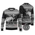 New Zealand Christmas Rugby Personalised Ugly Christmas Sweater Meri Kirihimete All Black Maori - Aussie Hoodie
