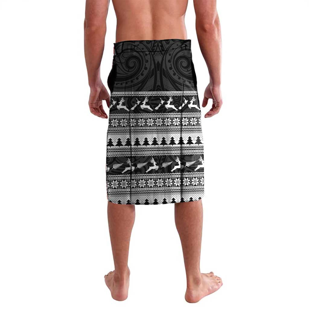 New Zealand Christmas Rugby Personalised Lavalava Meri Kirihimete All Black Maori - Aussie Hoodie