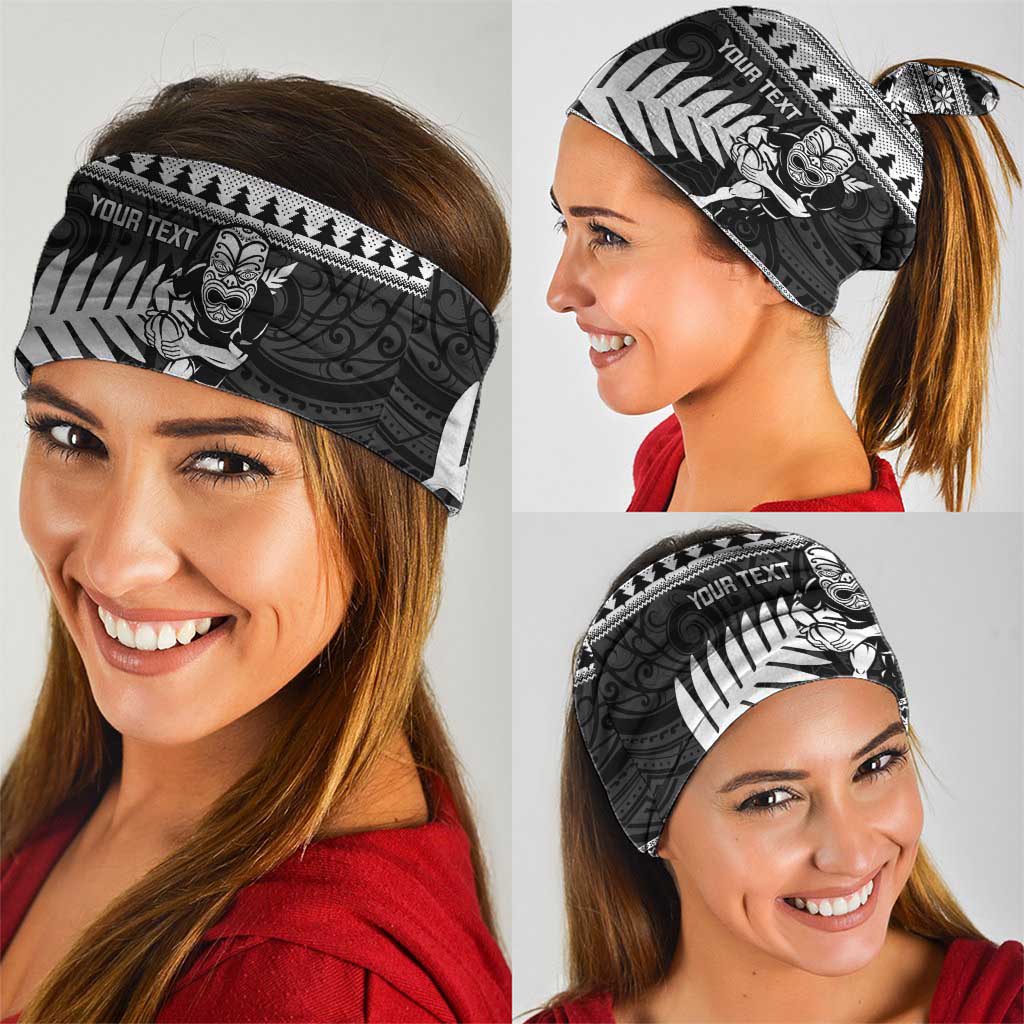 New Zealand Christmas Rugby Personalised Neck Gaiter Meri Kirihimete All Black Maori - Aussie Hoodie