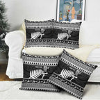 New Zealand Christmas Rugby Personalised Pillow Cover Meri Kirihimete All Black Maori - Aussie Hoodie