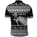 New Zealand Christmas Rugby Personalised Polo Shirt Meri Kirihimete All Black Maori - Aussie Hoodie
