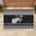 New Zealand Christmas Rugby Personalised Rubber Doormat Meri Kirihimete All Black Maori - Aussie Hoodie