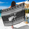 New Zealand Christmas Rugby Personalised Sarong Meri Kirihimete All Black Maori - Aussie Hoodie