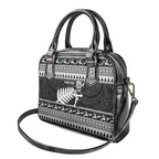 New Zealand Christmas Rugby Personalised Shoulder Handbag Meri Kirihimete All Black Maori - Aussie Hoodie