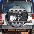 New Zealand Christmas Rugby Personalised Spare Tire Cover Meri Kirihimete All Black Maori - Aussie Hoodie