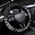 New Zealand Christmas Rugby Steering Wheel Cover Meri Kirihimete All Black Maori - Aussie Hoodie