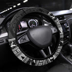 New Zealand Christmas Rugby Steering Wheel Cover Meri Kirihimete All Black Maori - Aussie Hoodie