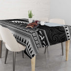 New Zealand Christmas Rugby Personalised Tablecloth Meri Kirihimete All Black Maori - Aussie Hoodie