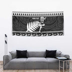 New Zealand Christmas Rugby Personalised Tapestry Meri Kirihimete All Black Maori - Aussie Hoodie