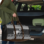 New Zealand Christmas Rugby Personalised Travel Bag Meri Kirihimete All Black Maori - Aussie Hoodie