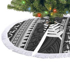 New Zealand Christmas Rugby Tree Skirt Meri Kirihimete All Black Maori - Aussie Hoodie