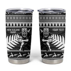 New Zealand Christmas Rugby Personalised Tumbler Cup Meri Kirihimete All Black Maori - Aussie Hoodie