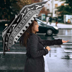 New Zealand Christmas Rugby Personalised Umbrella Meri Kirihimete All Black Maori - Aussie Hoodie