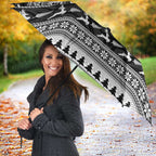 New Zealand Christmas Rugby Personalised Umbrella Meri Kirihimete All Black Maori - Aussie Hoodie
