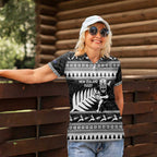 New Zealand Christmas Rugby Personalised Women Polo Shirt Meri Kirihimete All Black Maori - Aussie Hoodie
