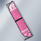 New Zealand Christmas Rugby Personalised Auto Sun Shade Meri Kirihimete All Black Maori Pink Version - Aussie Hoodie
