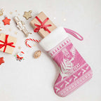 New Zealand Christmas Rugby Personalised Christmas Stocking Meri Kirihimete All Black Maori Pink Version - Aussie Hoodie