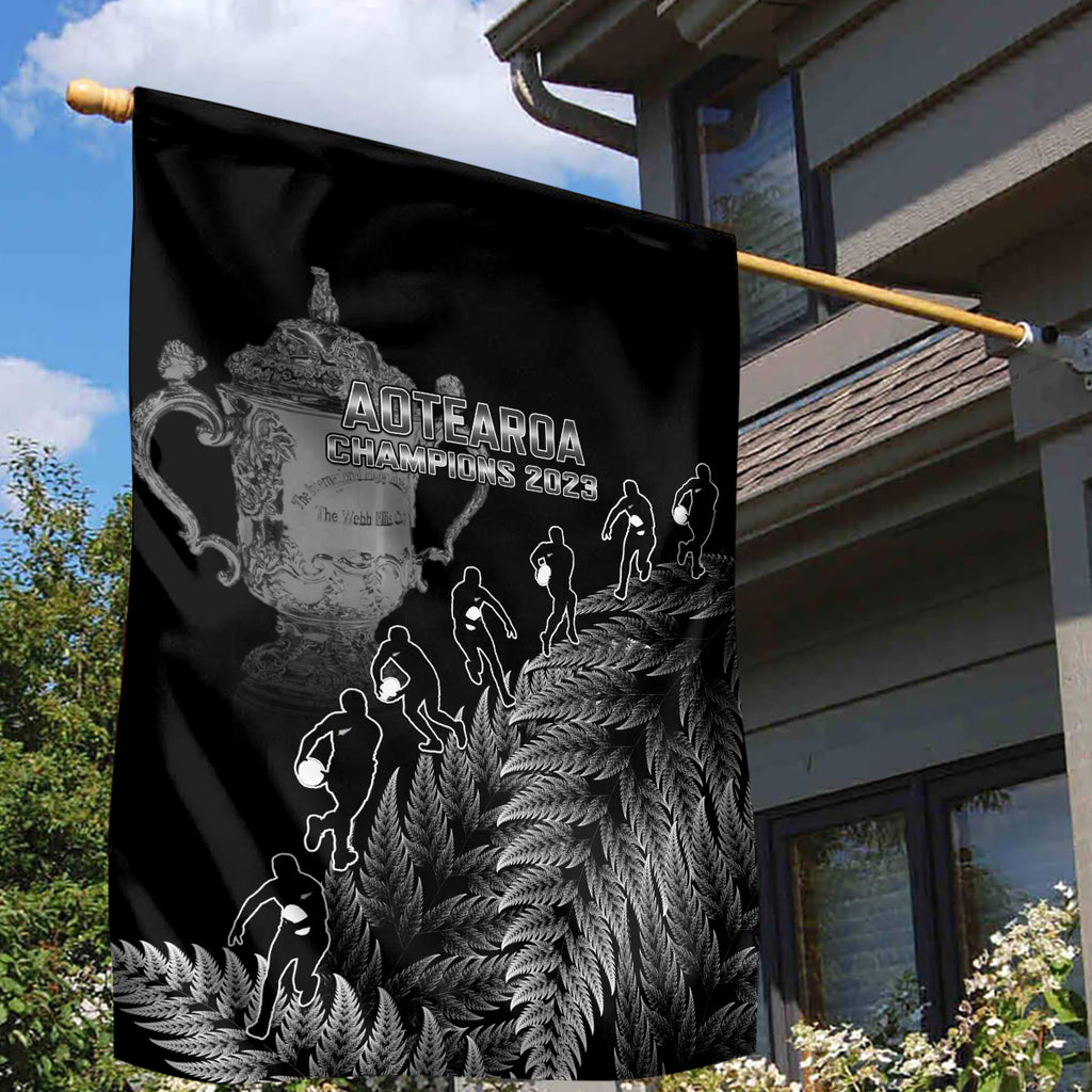 custom-new-zealand-silver-fern-rugby-garden-flag-all-black-go-champions-2023-with-trophy-proud